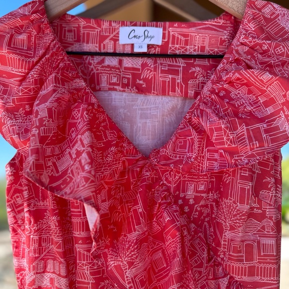 Coco Shop Ruffle Midi Dress - Picture 4 of 7